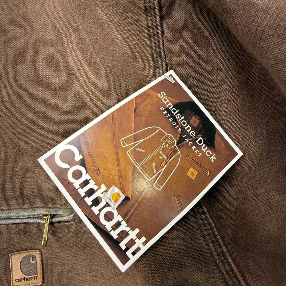 Carhartt Detroit Jacket Blanket Lined Mens 3XLT J97 CHT Chestnut Brown NWT NOS